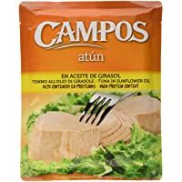 Los mejores  - CAMPOS Conserva de atún en aceite de girasol- pouch- bolsa de 500 gr